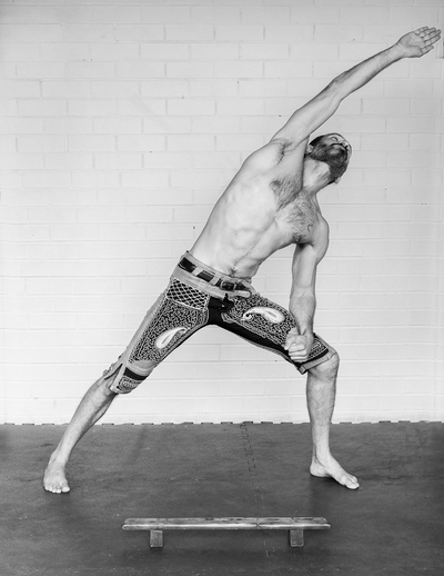 Shena sarnavazi - side bend stretch front view