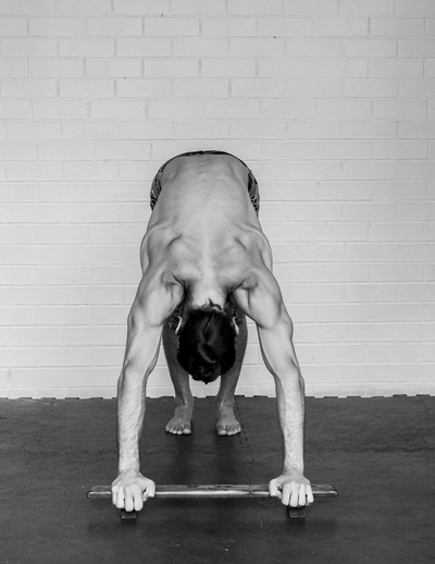 Shena keshide - stretch push-ups front view
